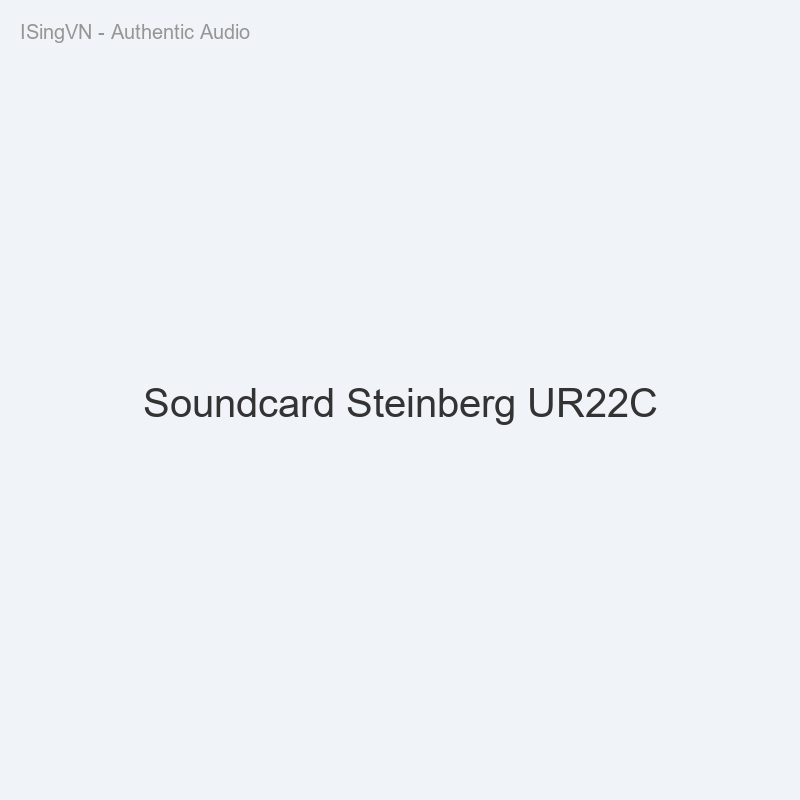 Soundcard Steinberg UR22C