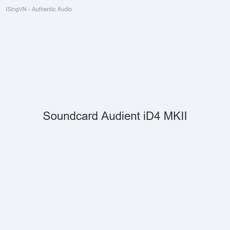 Soundcard Audient iD4 MKII